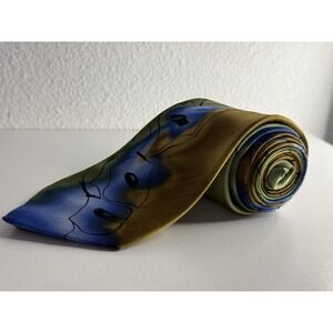 J. Garcia Silk Abstract Print Tie 'Not Necessarily a Tree' Collection Fifty-Six